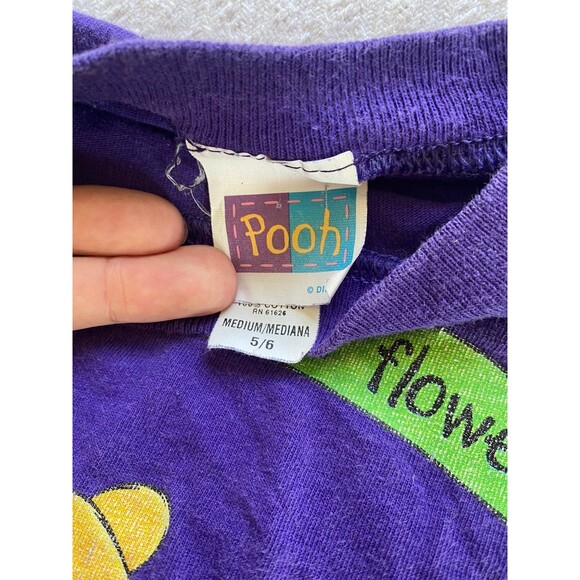 Y2K Winnie the Pooh Purple Top – Size 5/6 - Picture 4 of 6